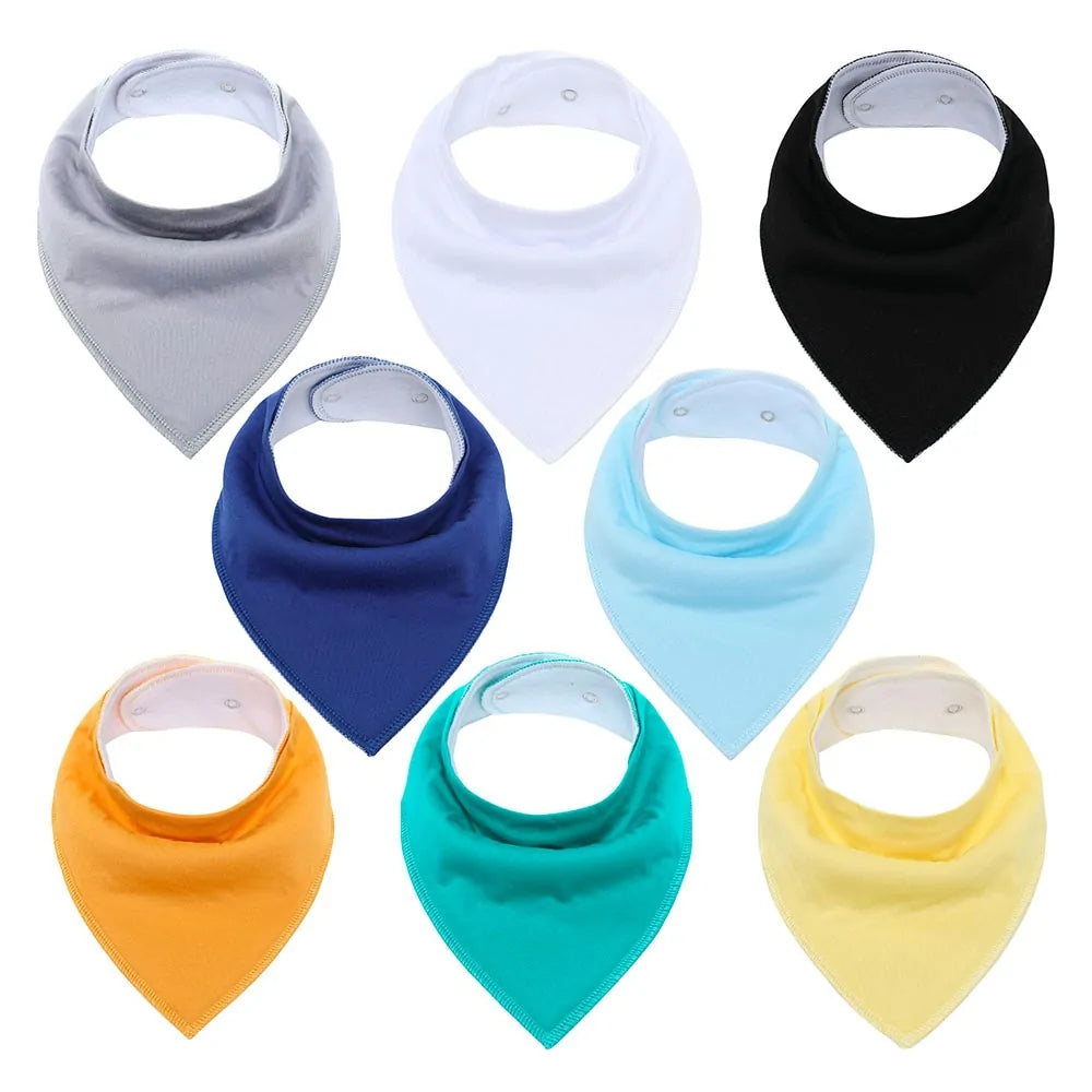 100% Cotton Soft Baby Bibs Everyday Non-Essentials