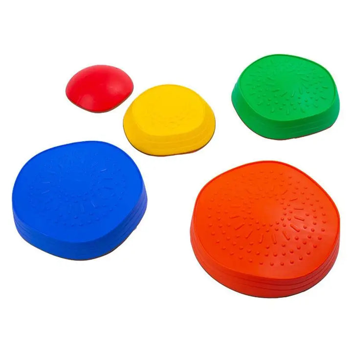 Kids Stepping Stones Training Children Balance Coordination Skills Toys Stap Stones Stacking For Kids Rainbow River Rock Childre Little Steps Baby Boutique