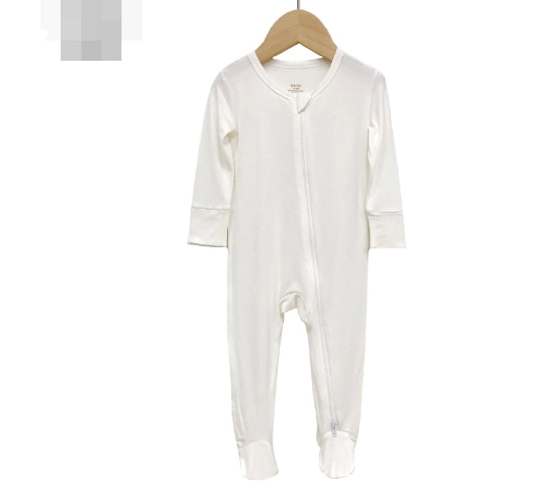 Zip Up Bamboo Baby Onesie Little Steps Baby Boutique