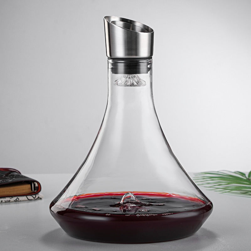 Wine Decanter Built-in Aerator Pourer, Wine Carafe Red Wine Decanter 1000ml eprolo