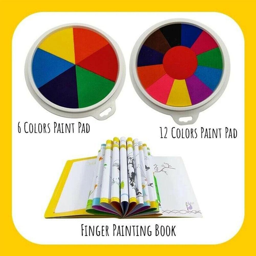 Children's DIY Washable Finger Painting Ink Pad eprolo