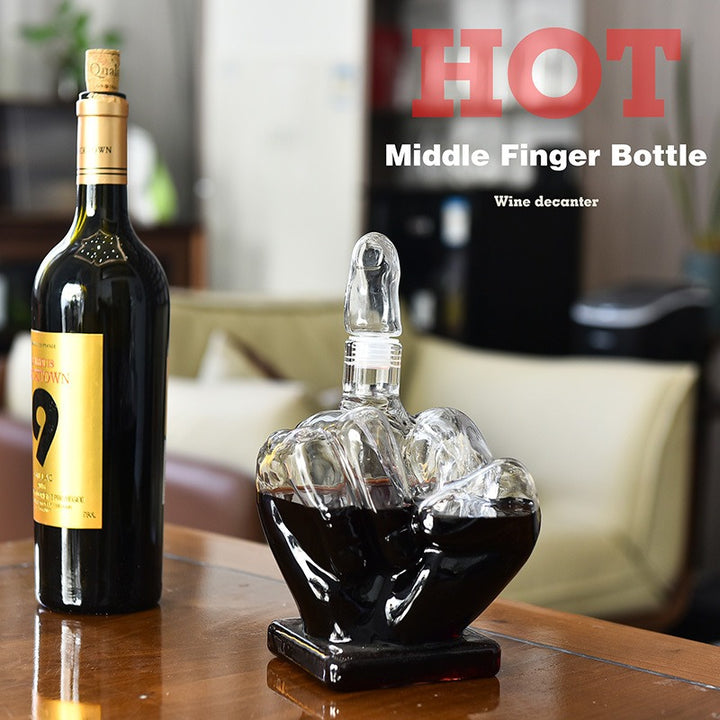 Finger Whisky Decanter Wine Glass Decanter Whiskey Container Dispenser For Beverage eprolo