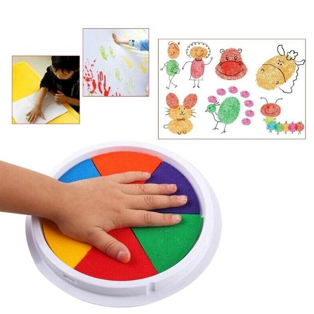 Children's DIY Washable Finger Painting Ink Pad eprolo