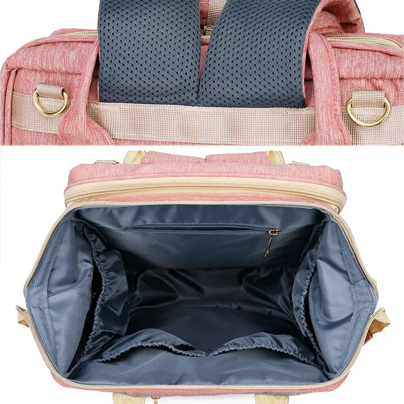 Diaper Bag Moms and Dads Backpack Multifunctional Baby Bed Bags Maternity Nursing Handbag  Stroller Bag Drop Ship eprolo