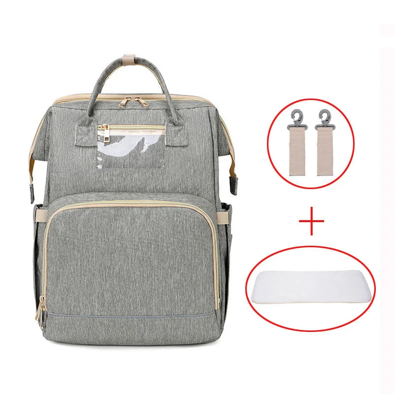 Diaper Bag Moms and Dads Backpack Multifunctional Baby Bed Bags Maternity Nursing Handbag  Stroller Bag Drop Ship eprolo