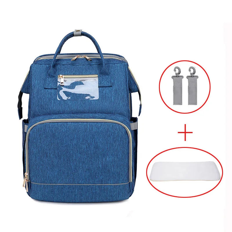 Diaper Bag Moms and Dads Backpack Multifunctional Baby Bed Bags Maternity Nursing Handbag  Stroller Bag Drop Ship eprolo