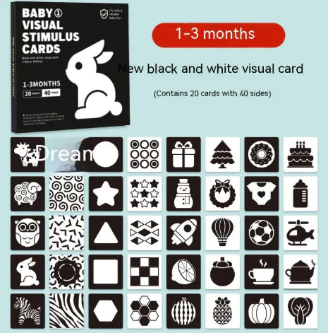 Baby's First Black and White Book- Boost Cognitive and Visual Development