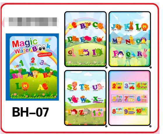 Magic Water Drawing Coloring  Book Little Steps Baby Boutique