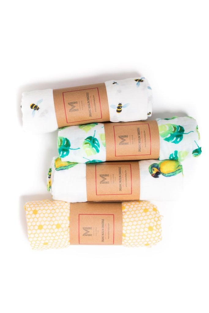 Organic Cotton Muslin Essential Baby Set Ivory Meleager