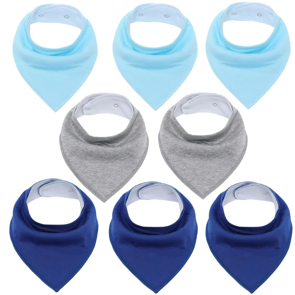 100% Cotton Soft Baby Bibs Everyday Non-Essentials