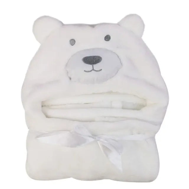 Baby's Hooded Bath Towel - Animal Deisng Everyday Non-Essentials