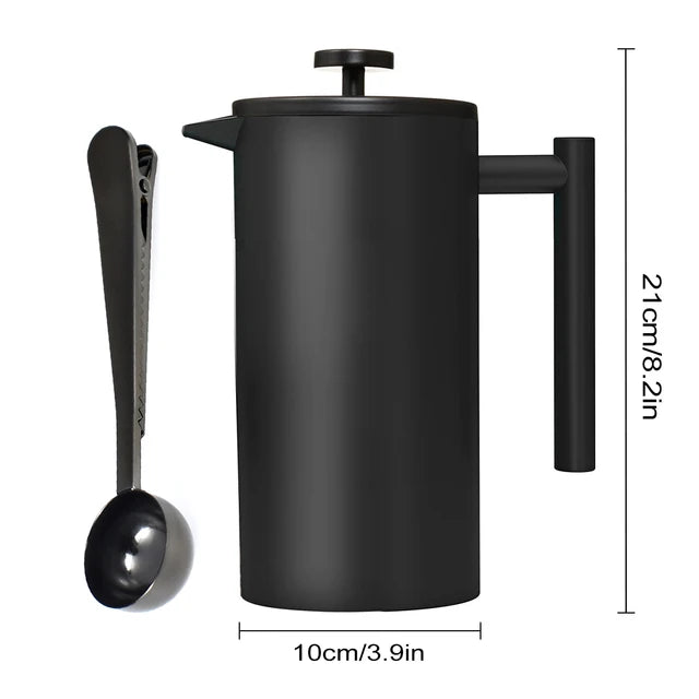 French Coffee Press - Stainless Steel Everyday Non-Essentials