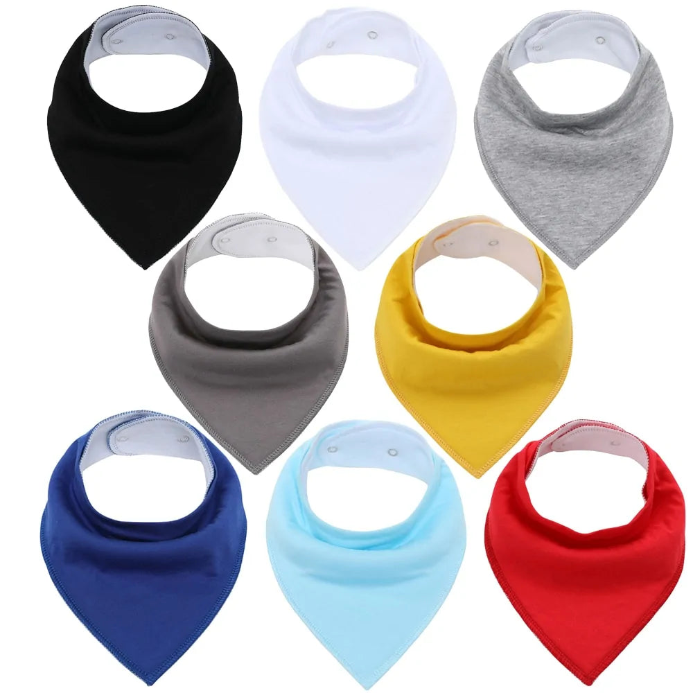 100% Cotton Soft Baby Bibs Everyday Non-Essentials