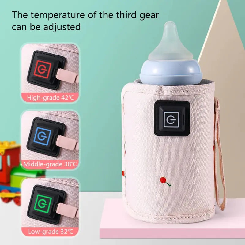 Portable USB Baby Bottle Warmer Bag Little Steps Baby Boutique