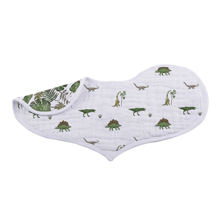 100% Cotton Dino Days Burp Cloth 2PK Lavender Charlie