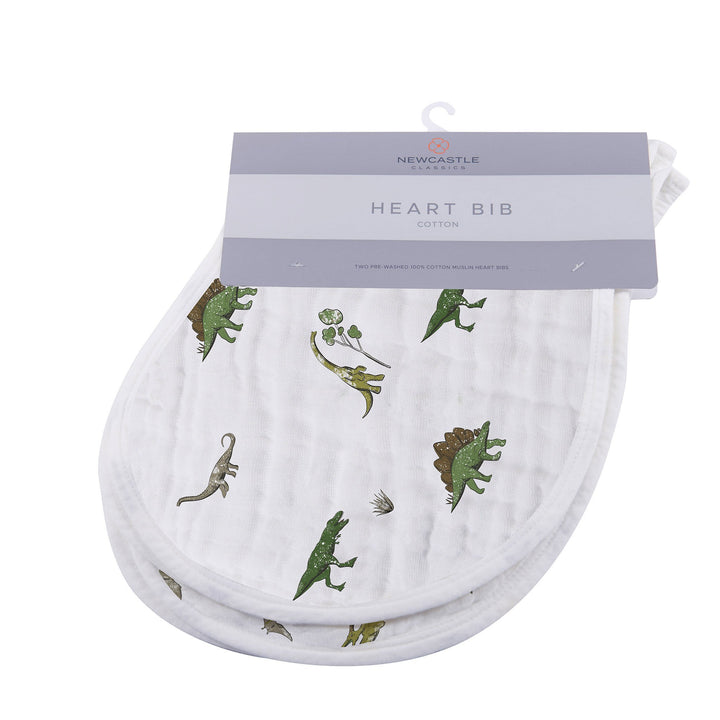 100% Cotton Dino Days Burp Cloth 2PK Lavender Charlie