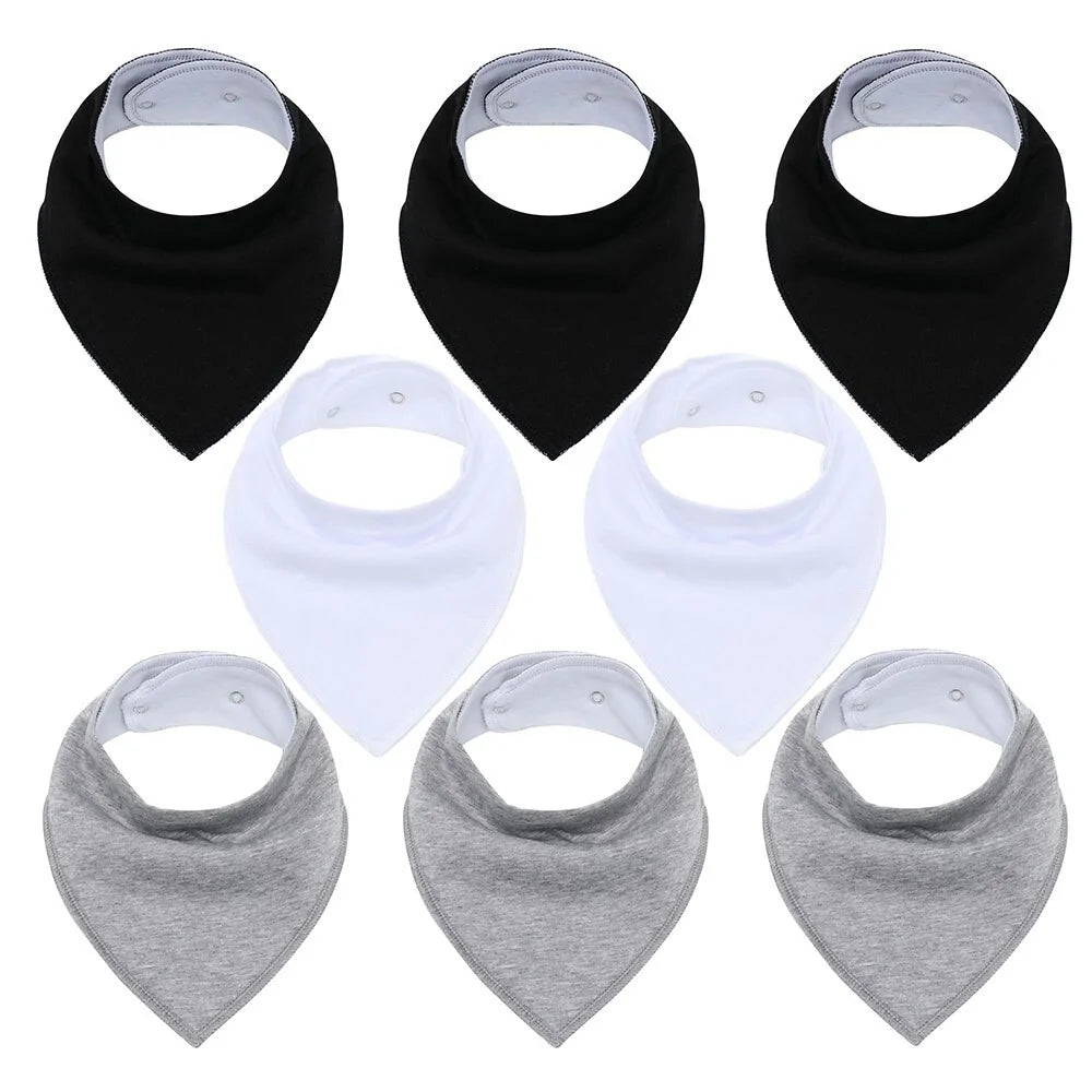 100% Cotton Soft Baby Bibs Everyday Non-Essentials