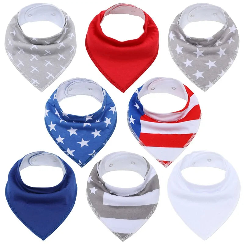 100% Cotton Soft Baby Bibs Everyday Non-Essentials