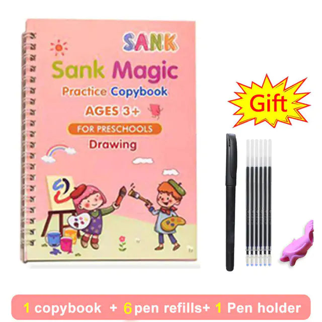 Children's Tracing Magic Book Little Steps Baby Boutique