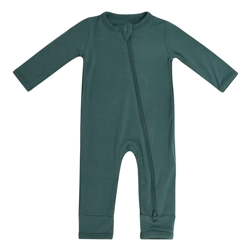 Zip Up Bamboo Baby Onesie Little Steps Baby Boutique