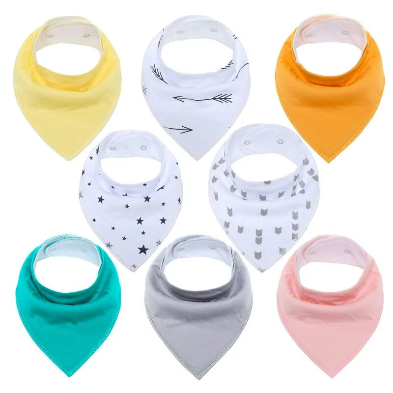 100% Cotton Soft Baby Bibs Everyday Non-Essentials