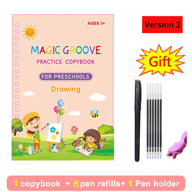 Children's Tracing Magic Book Little Steps Baby Boutique