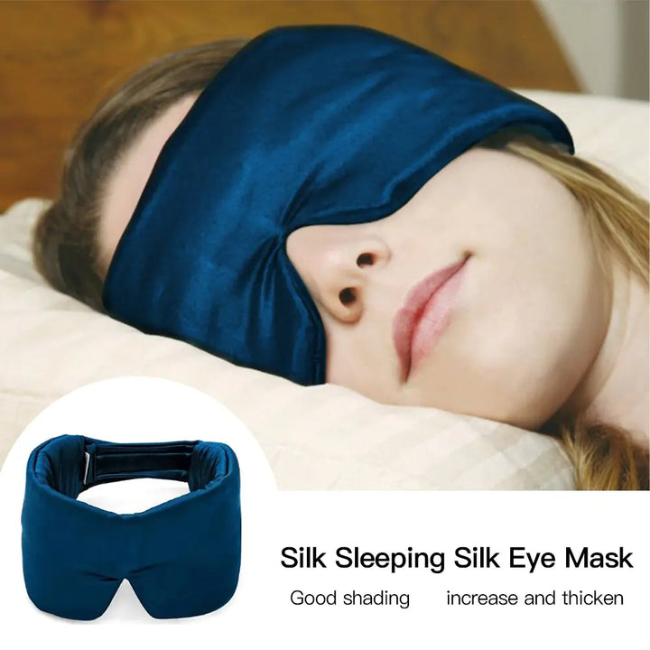 Double Layer Silk Sleeping Mask Little Steps Baby Boutique