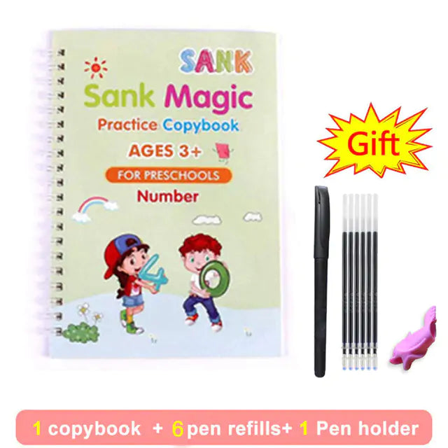 Children's Tracing Magic Book Little Steps Baby Boutique