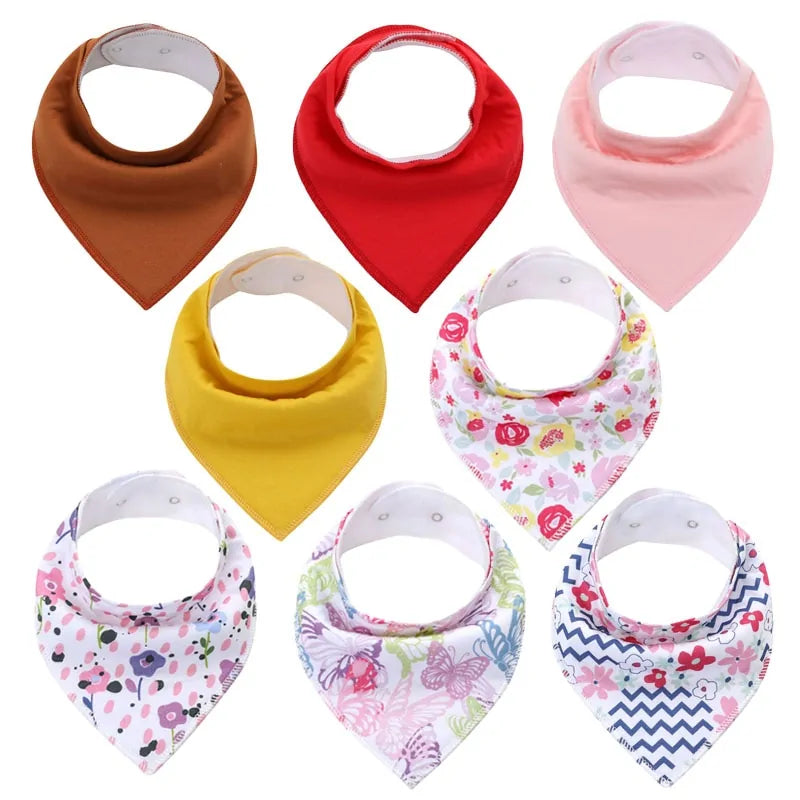 100% Cotton Soft Baby Bibs Everyday Non-Essentials