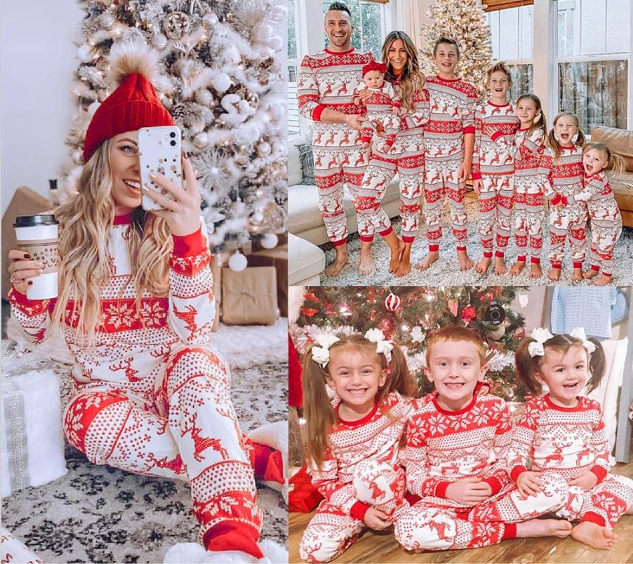 Christmas Pajamas Fall Family Set My Store