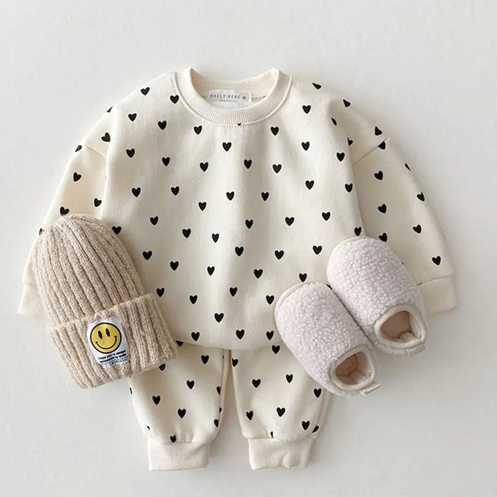 "Full Heart" Baby Clothing Set Little Steps Baby Boutique