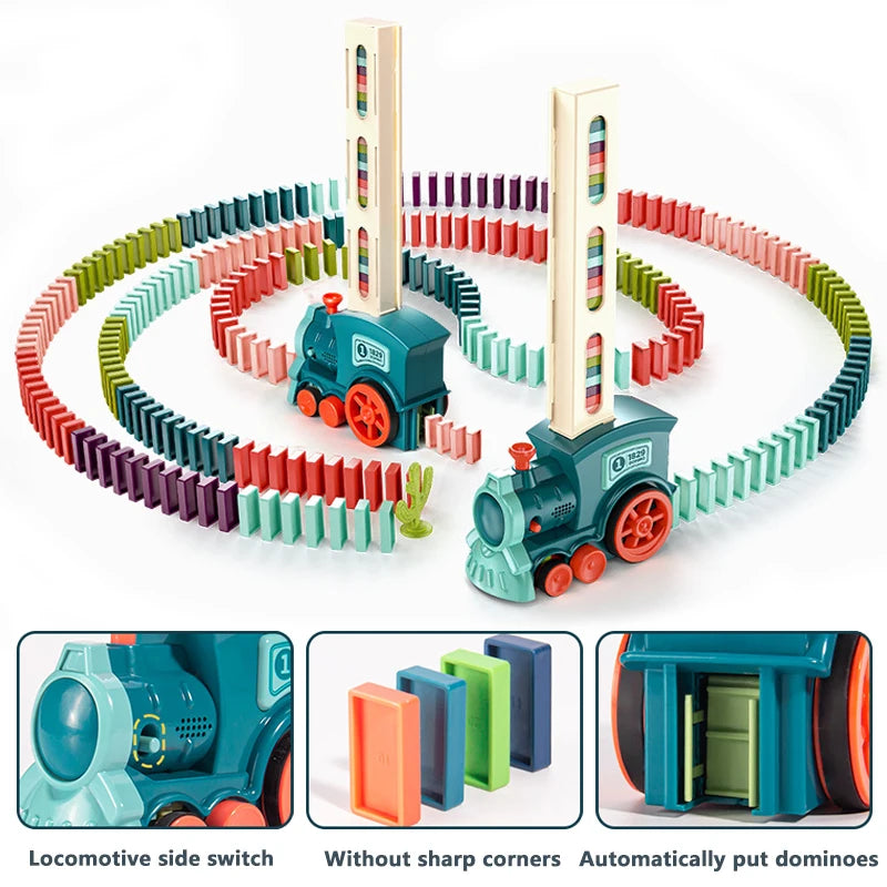 Kids Automatic Domino Train Little Steps Baby Boutique