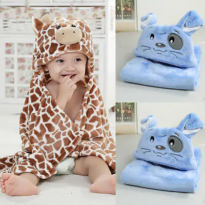 Baby's Hooded Bath Towel - Animal Deisng Everyday Non-Essentials