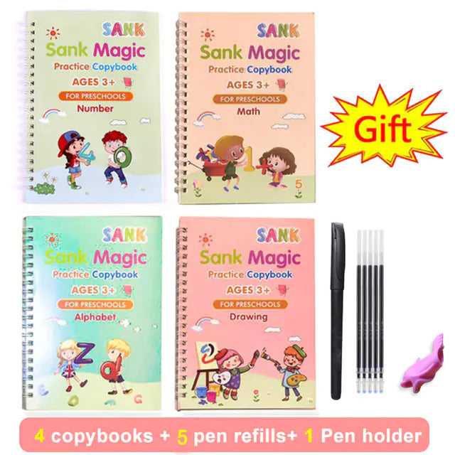 Children's Tracing Magic Book Little Steps Baby Boutique