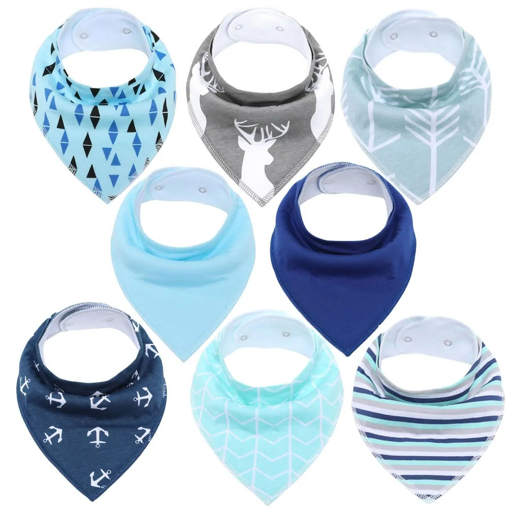 100% Cotton Soft Baby Bibs Everyday Non-Essentials