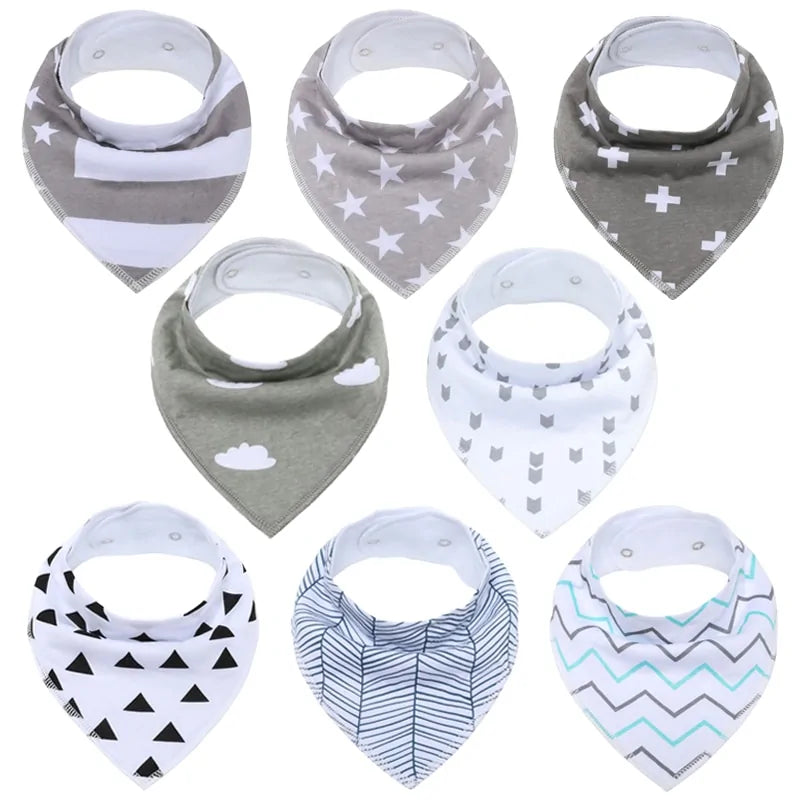 100% Cotton Soft Baby Bibs Everyday Non-Essentials