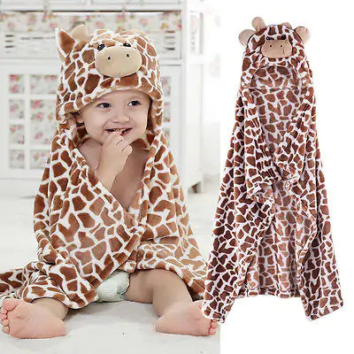 Baby's Hooded Bath Towel - Animal Deisng Everyday Non-Essentials