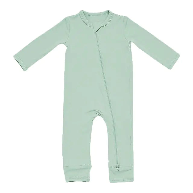 Zip Up Bamboo Baby Onesie Little Steps Baby Boutique