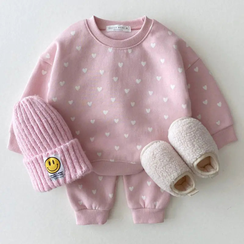 "Full Heart" Baby Clothing Set Little Steps Baby Boutique